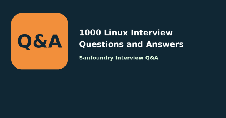 Linux Interview Questions and Answers