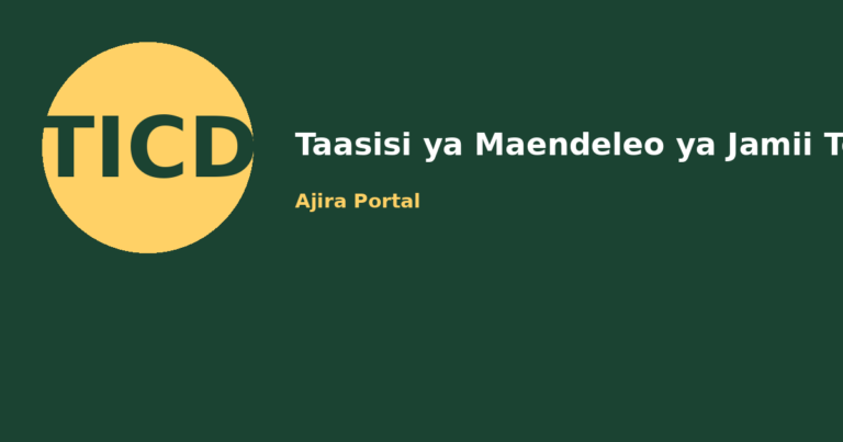 ASSISTANT LECTURER (SOCIAL WORK) at Taasisi ya Maendeleo ya Jamii Tengeru (TICD)